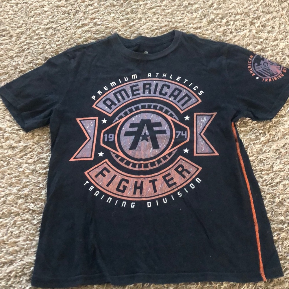 Youth boys American fighter shirt